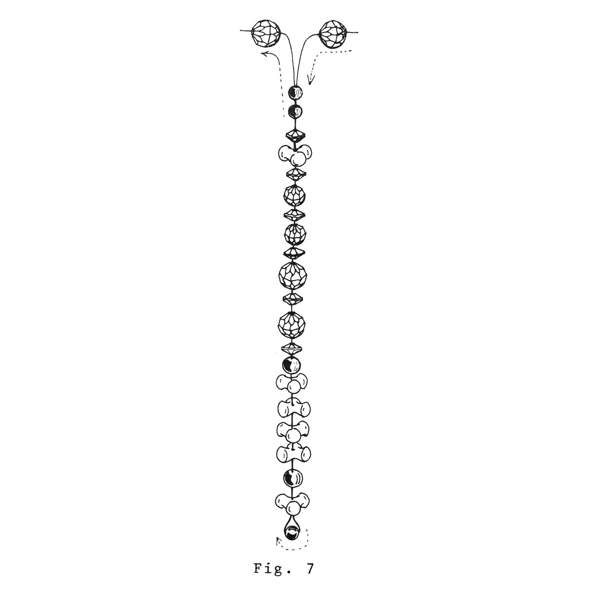 Beaded Plant Hanger - Fig. 7