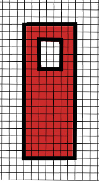 Plastic Canvas House Bank Pattern Pieces