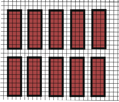 Plastic Canvas House Bank Pattern Pieces